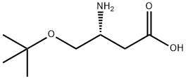 (R)-3-amino-4-(tert-butoxy)butanoic acid Struktur