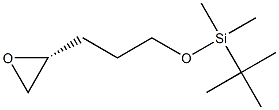 (R)-TERT-BUTYLDIMETHYL(3-(OXIRAN-2-YL)PROPOXY)SILANE Struktur