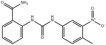 1-(2-CARBAMOYLPHENYL)-3-(4-METHYL-3-NITROPHENYL)UREA 結(jié)構(gòu)式