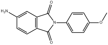 5-amino-2-(4-methoxyphenyl)-2,3-dihydro-1H-isoindole-1,3-dione Struktur