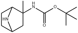 tert-butyl N-{2-methyl-7-azabicyclo[2.2.1]heptan-2-yl}carbamate Struktur