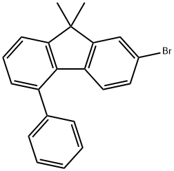 2-Bromo-9,9-dimethyl-5-phenyl-9H-fluorene Struktur