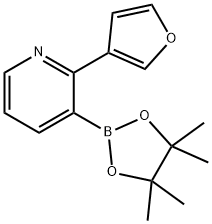 2-(3-Furyl)pyridine-3-boronic acid pinacol ester Struktur