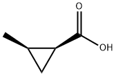 (1S,2R)-2-METHYLCYCLOPROPANE-1-CARBOXYLIC ACID Struktur