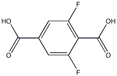 2,6-difluorobenzene-1,4-dicarboxylic acid Struktur