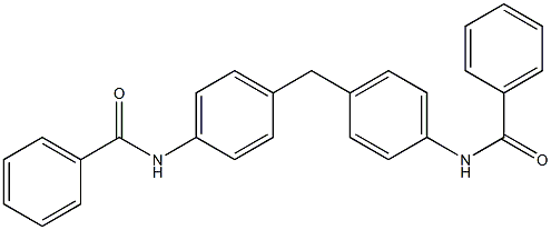 N-(4-(4-(BENZOYLAMINO)BENZYL)PHENYL)BENZAMIDE Struktur