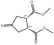 4-OXO-CYCLOPENTANE-CIS-1,2-DICARBOXYLIC ACID DIMETHYL ESTER Struktur