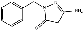 5-amino-2-benzyl-2,4-dihydro-3H-pyrazol-3-one Struktur