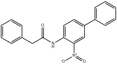 Benzeneacetamide, N-(3-nitro[1,1'-biphenyl]-4-yl)- Struktur