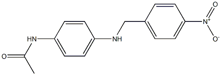 N-(4-{[(4-nitrophenyl)methyl]amino}phenyl)acetamide Struktur