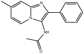 N-(7-methyl-2-phenylimidazo[1,2-a]pyridin-3-yl)acetamide Struktur