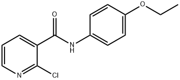 2-chloro-N-(4-ethoxyphenyl)pyridine-3-carboxamide Struktur