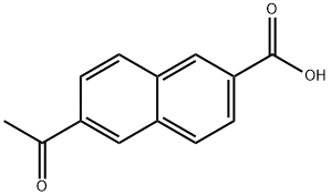 6-acetyl-2-naphthoic acid Struktur