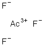 Actinium trifluoride Struktur