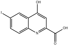 6-Iodo-4-oxo-1,4-dihydro-quinoline-2-carboxylic acid Struktur