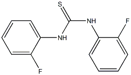 1,3-bis(2-fluorophenyl)thiourea Struktur