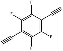 1,4-Diethynyl-2,3,5,6-tetrafluorobenzene Struktur