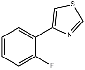 4-(2-Fluorophenyl)thiazole Struktur