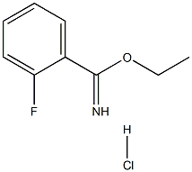 2-フルオロベンゼン-1-カルボキシイミド酸エチル塩酸塩 化學(xué)構(gòu)造式