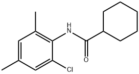 N-(2-chloro-4,6-dimethylphenyl)cyclohexanecarboxamide Struktur