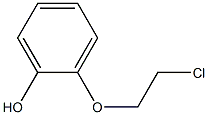 2-hydroxyphenyl 2-chloroethyl ether Struktur