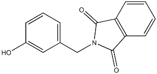 2-(3-hydroxybenzyl)-1H-isoindole-1,3(2H)-dione Struktur