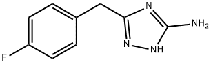 5-(4-fluorobenzyl)-1H-1,2,4-triazol-3-amine Struktur