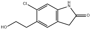 6-chloro-5-(2-hydroxyethyl)indolin-2-one Structure