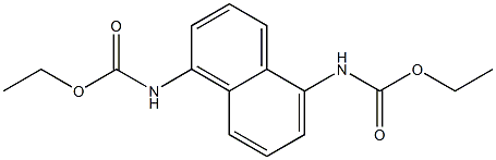 N,N'-(1,5-NAPHTHALENEDIYL)BIS(ETHYL CARBAMATE) Struktur