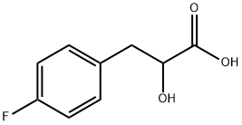 3-(4-Fluorophenyl)-2-hydroxypropanoic acid Struktur