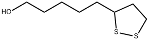 5-(1,2-dithiolan-3-yl)pentanol Struktur