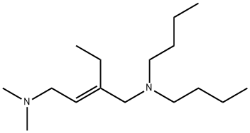 2-Butene-1,4-diamine,N1,N1-dibutyl-2-ethyl-N4,N4-dimethyl-, (E)- (9CI) Struktur