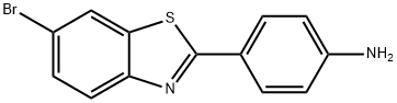 4-(6-Bromo-2-benzothiazolyl)benzenamine Struktur