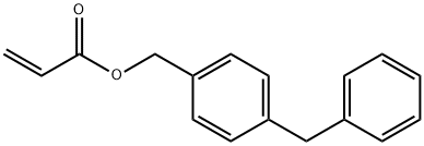 4-acryloxymethyl diphenylmethane Struktur