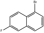 1-Bromo-6-fluoronaphthalene Struktur
