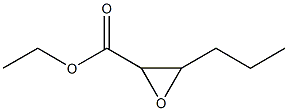 2-Oxiranecarboxylic acid, 3-propyl-, ethyl ester Struktur