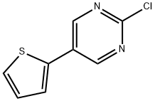 2-Chloro-5-(2-thienyl)pyrimidine Struktur