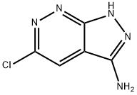 5-Chloro-1H-pyrazolo[3,4-c]pyridazin-3-ylamine Struktur