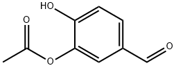 (5-formyl-2-hydroxyphenyl) acetate Struktur