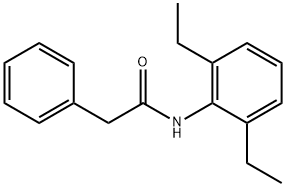 N-(2,6-diethylphenyl)-2-phenylacetamide Struktur