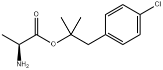 L-Alanine, 2-(4-chlorophenyl)-1,1-dimethylethyl ester Struktur