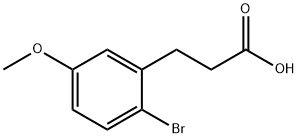 3-(2-broMo-5-Methoxyphenyl)propanoic acid Struktur