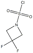 3,3-difluoroazetidine-1-sulfonyl chloride Struktur