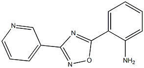 2-[3-(pyridin-3-yl)-1,2,4-oxadiazol-5-yl]aniline Struktur