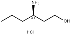 (R)-3-aminohexan-1-ol hydrochloride Struktur