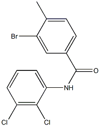 3-bromo-N-(2,3-dichlorophenyl)-4-methylbenzamide Struktur