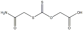 Aceticacid,[[(2-amino-2-oxoethyl)thio]thioxomethoxy]-