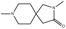 2,8-Diazaspiro[4.5]decan-3-one, 2,8-dimethyl- Struktur