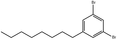 1,3-Dibromo-5-n-octylbenzene Struktur