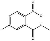 5-Iodo-2-nitro-benzoic acid methyl ester Struktur